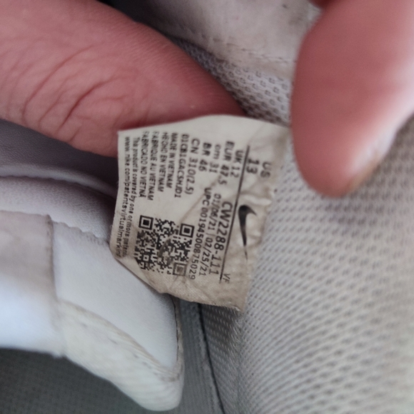 Nike airforce 1 CW2288-111 size 13 - Picture 3 of 9